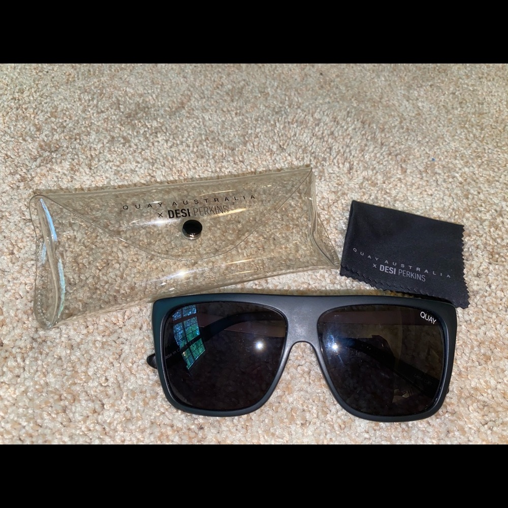Black Square Quay Sunglasses